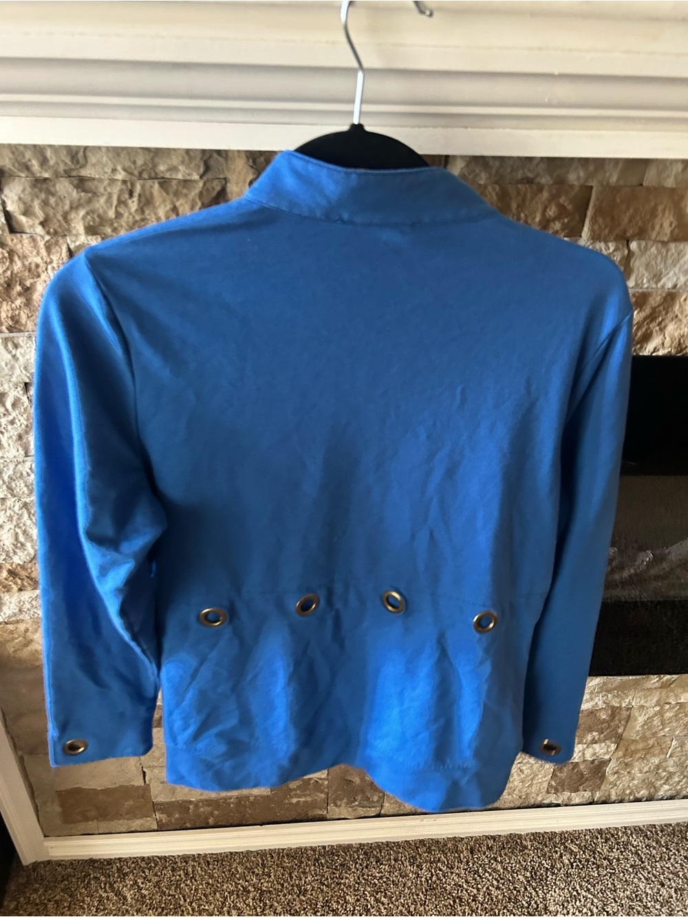 80s Vintage OSO Casual Zip Up Front with Grommets - Picture 5 of 5
